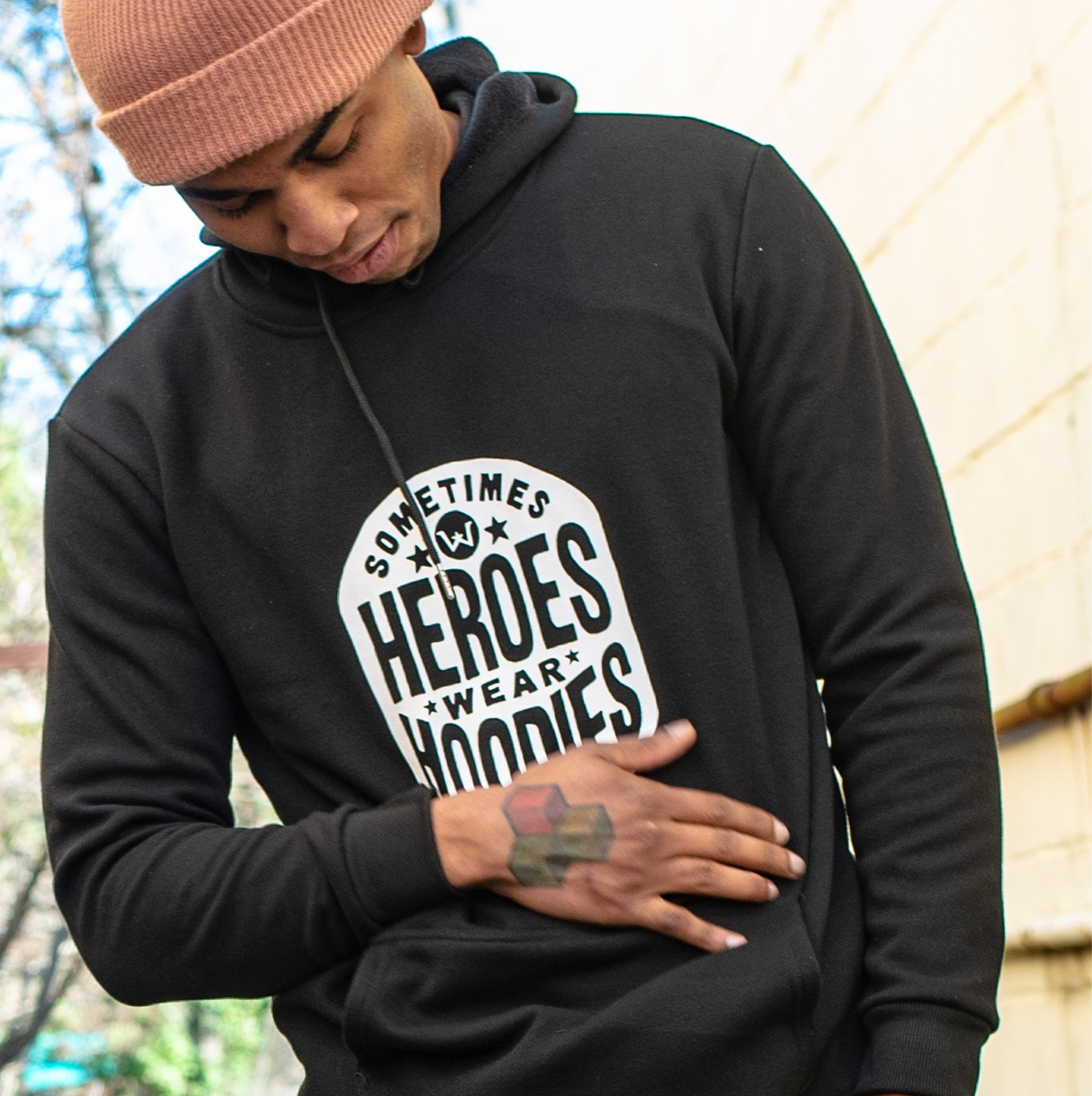 Unisex Sometimes Heroes Wear Hoodies - Wayne Anthony