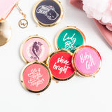 Motivational Gold Compact Mirrors - WayneAnthony